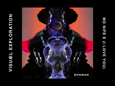 VE - 09 | MO NIFE E (I LOVE YOU) abstract art africa african art african artist african woman artwork black woman creative design design details fmrgz freelance designer illustration image editing image manipulation inception music photography photoshop space