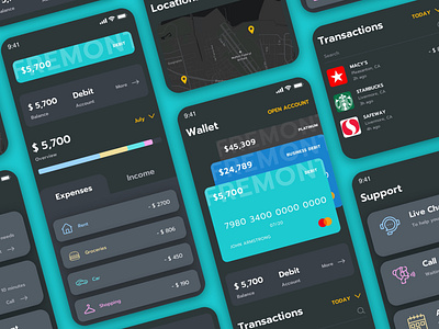 Dark 🌑 and Light Mode 🌕  Banking App