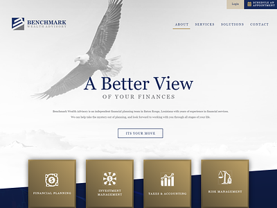 Benchmark Wealth Advisory Website Design