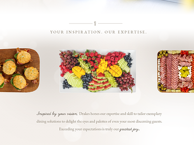 Drakes Catering Website Design design website