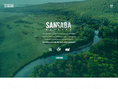 San Saba Royalty website