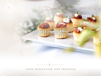 Drakes Catering Website Design website