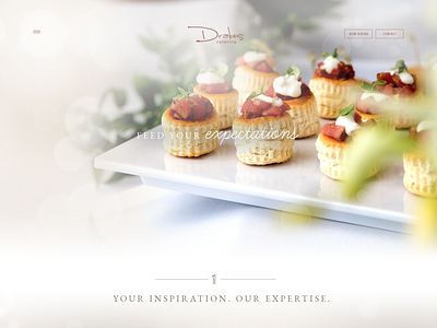 Drakes Catering Website Design