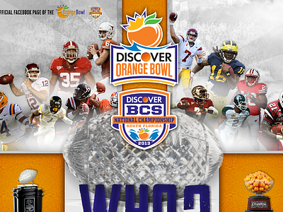 Orangebowl / BCS Championship facebook fan page social sports web