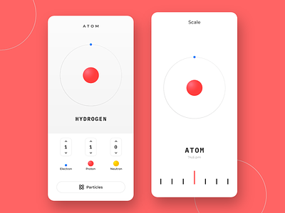 Atom app concept design design app uiuxdesign userexperience