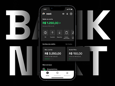 Bank Next • Concept Redesign app appdesign bank mobile next uxdeign