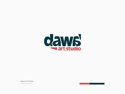 Dawa Art Studio Logo art brand brand design brand identity branding concept creative creative logo design flat icon illustration illustrator logo minimal self branding selfbranding typography ui