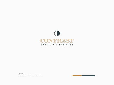 Contrast Agency logo brand brand agency brand concept brand consulting branding circle contrast creative creativity design illustraion logo logo design studio