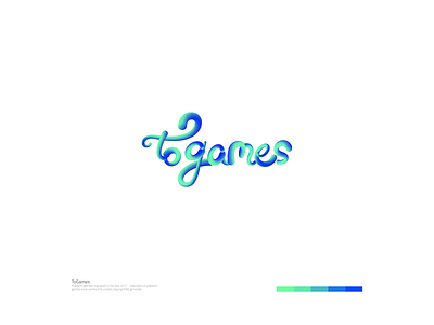 ToGames Logo blue brand collateral brand concept brand design branding branding agency branding concept design gamelogo games logo platform ui ux vector