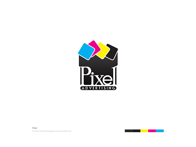 Pixel logo advertise advertising agency black brand colors brand concept brand consulting brand design branding branding concept colors design illustration logo pixel printing