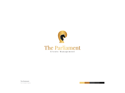 The Parliament Logo brand concept brand design brand identity branding cheese chess design event horse logo logo design branding logodesign management ui ux