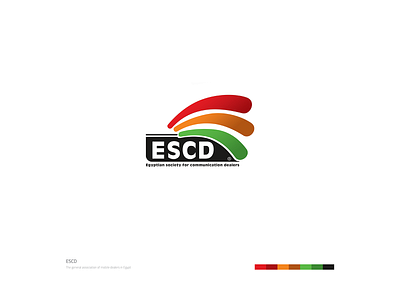 ESCD Logo association brand brand concept brand design brand development brand identity branding branding concept color colors design logo mobile app mobile dealers ui ux wifi