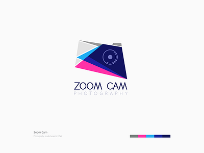 Zoom Cam Logo. brand brand design brand development brandidentity branding branding and identity branding concept camera colors concept creative design icon logo photography studio ui ux