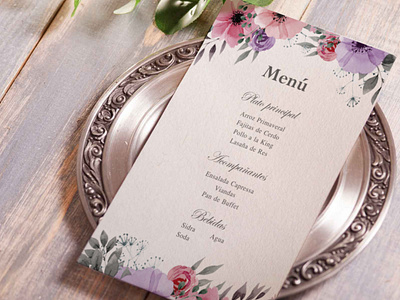 Wedding Menu