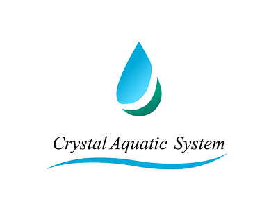 A logo for a pool company blue brand company crystal design designer graphic graphics green logo logo type modern pool stylish water