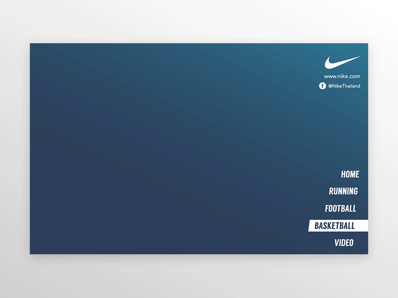 Nike Basketball Page Concept animation animation app branding design minimal ui ux web website