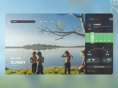 26 Weather app adobexd app calander climate clock dailychallenge design detail mobile ui uxdaily weather
