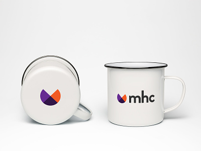 MHC | New Visual Identity & Branding branding design logo logo design minimal orange purple vector visual identity