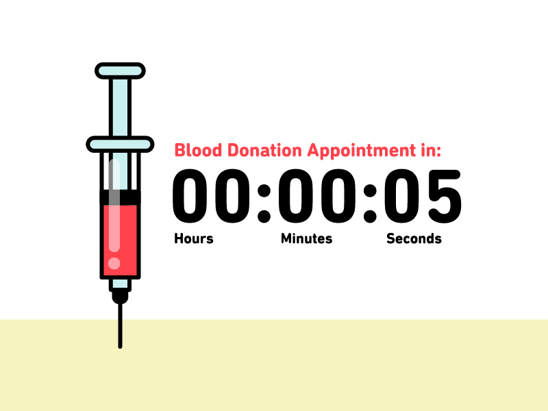 DailyUI #014: Countdown Timer after effects animation blood countdown daily ui dailyui gif illustration syringe timer ui