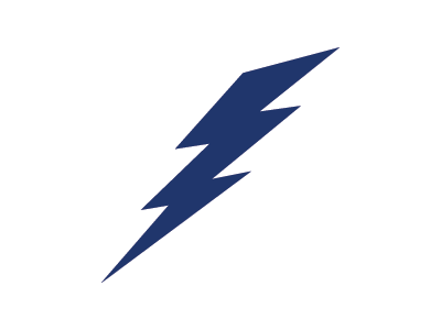 NHL Minimalistic Logos - Tampa Bay Lightning lightning logo minimal nhl tampa bay