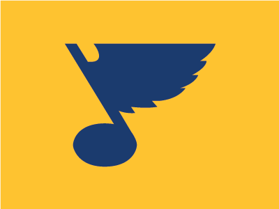 NHL Minimalistic Logos - St. Louis Blues blues logo minimal nhl st. louis