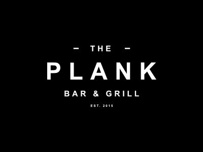 The Plank Bar & Grill bar branding grill logo restaurant