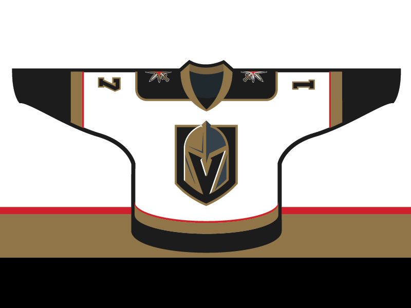 Vegas Golden Knights - Away Jersey Concept by Alan Hargrove on Dribbble
