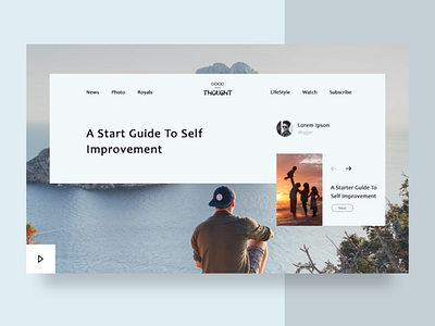 Self Improvement Guide banner ad banner design improvements thought banner thought banner