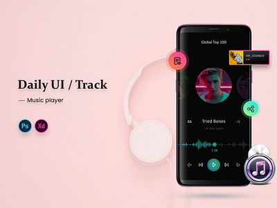 Play-track audio player