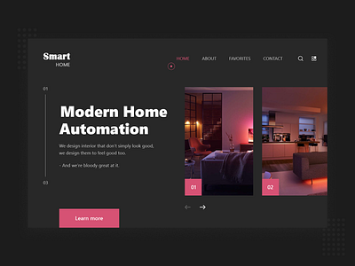 Smart_Home sketch smart home app smarthome uidesign webapp website concept