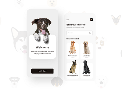 Pets Adoption UI 🐹