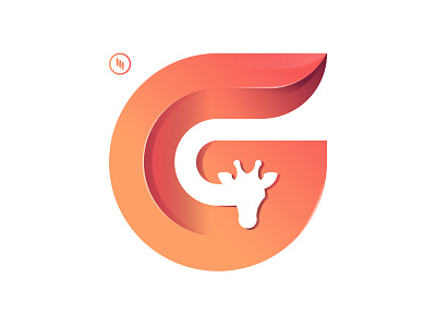 G for Giraffe art branding design dribbble gradient graphic icon identity illustration illustrator logo minimal msaifulhak musafeer vector