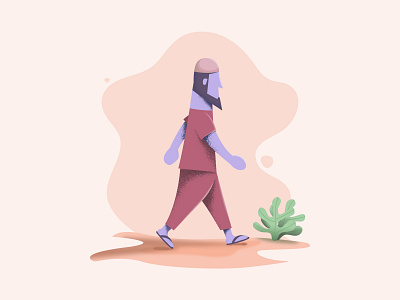 Musafeer adventure art deen design dribbble graphic identity illustration illustrator invitation journey modern msaifulhak musafeer muslim salaf scenery ui vector view