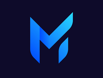 Logo for Magniuz app icon behance blue logo brand identity dribbble gradient graphic design icon illustration illustrator letter m logo logo design m m logo modern logo monogram msaifulhak musafeer ui logo