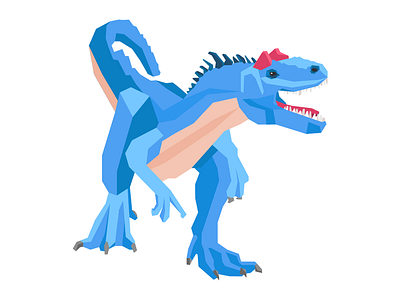 Dinosaur_Carnotaurus animation dinosaur flat icon illustration info graphic polygone polygone art vector vector art