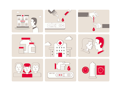 Icon_AIDS Infographic aids animation design flat flaticon graphic hospital icon illustration info graphic vector vector art