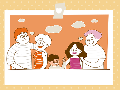meaning of family character design family graphic illust illustration