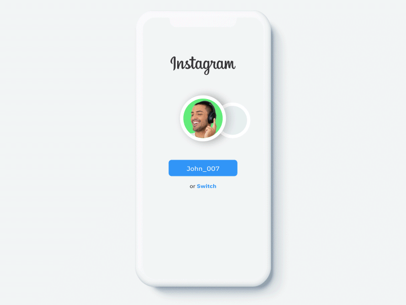 Instagram Interaction Idea animation branding design facebook inspiration instagram interaction