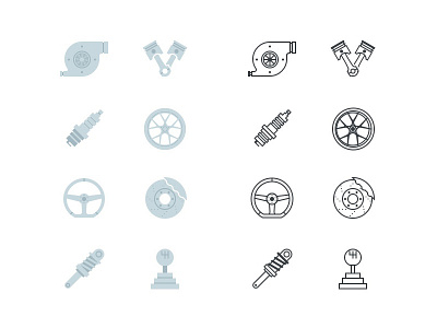 automobile parts icon