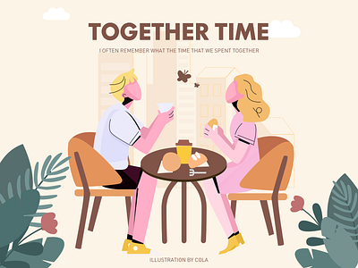 together time illustration ui 插图 设计