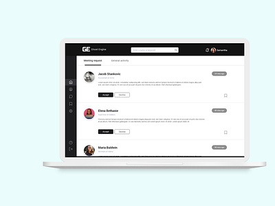 Ghost Engine Web App Design