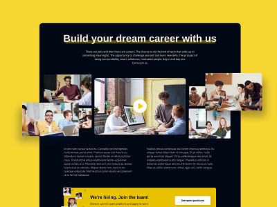 Career Page Exploration career design job remote ui ux