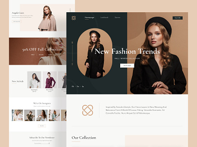 Fashion E-commerce Exploration branding design ecommerce ecommerce design fashion fashion brand fashion design fashion ecommerce fashion web ui