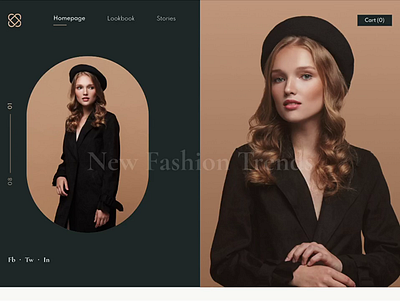 Fashion E commerce Exploration animation design fashion interaction design selaras ui webdesign