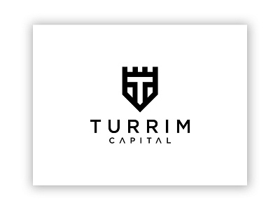 Turrim Capital accounting black branding bussiness capital consulting design finance financial flat icon identity illustration logo minimalist shield strong vector venture zaqdesign