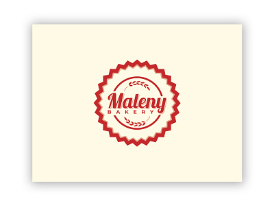 Maleny Bakery bake bakery bakery logo branding bread design flat food icon identity illustration logo red vector zaqdesign