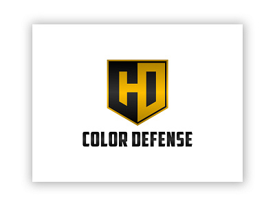 Color Defense branding design exclusive icon identity illustration logo protect protection screen guard smartphone strong technology vector zaqdesign