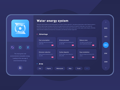 Logo-Z & ZEnergy dark mode design energy experience interface logo royeh ui ux z