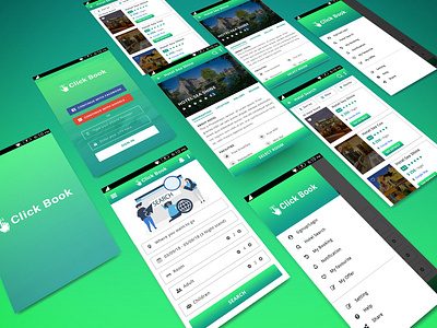 Hotel Booking Android App Design Concept android app android app design app design booking app hotel booking mobile app ui ux