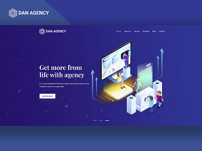Agency UI Header Exploration